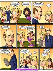 Sex comics where the secretary doing blowjob under the desk