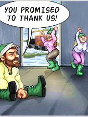 Best kinky toon porn gallery with dirty midgets desiring to fuck this awesome sexy MILF