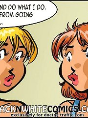 This comic porn might keep us from going to jail, do what I do show your boobs to them