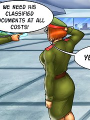 Mad sex cartoons with lusty bitches drilled in all dirty holes