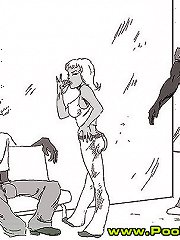 Interracial and Taboo Cartoons and Comics on Poon Net