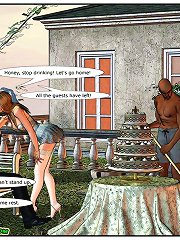 After wedding party hot wife comics