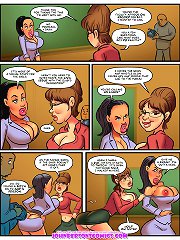 Massage the tip of black cock with your tongue in the toon porn