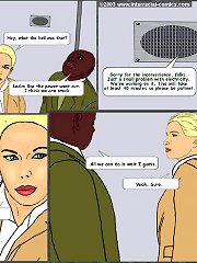 Elevator fever interracial comic fuck