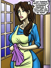 Interracial comic porn. Everytime I take a shower I imagine him and his black cock inside my holes