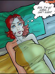 Young sex comic teacher with big boobs give a lot of satisfaction to her learner