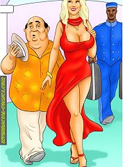 Naked cartoons. Oh, honey you look so tired, why dont you take a nap while I start unpacking?