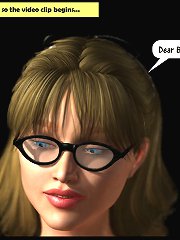 Crazy 3d sex pics full of wild sex and fuck of a busty sexy chick in glasses