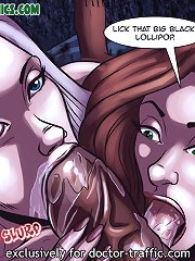 Hope hes ready for another round on these interracial toons. Watching you two have got me so wet