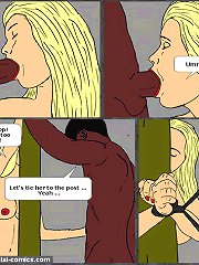 Mrs. Diana became black cock slut erotic comics