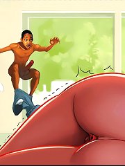 You ought to fuck that sexy white whore on that interracial sex comics right now my young african american buddie