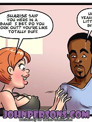 interracial John Person cartoons with tremendous variety of sex scenes