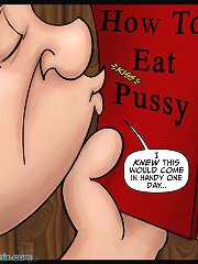 JKR comix. Cartoon girl pussy is so sweet