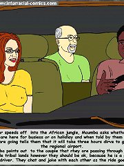 Lost in african jungle interracial comix