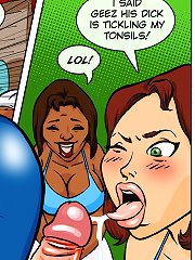 What are you doing? I want you my cartoon pussy licking right now!