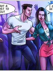 Horny sexy toon porn slut picked up in the club for hardcore sex date