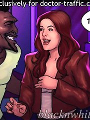 I dont know what that means on these interracial cartoons. Come closer and Ill tell you what it means