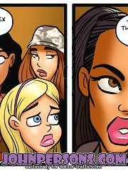 Mindblowing interracial porn art with lusty babes fucking