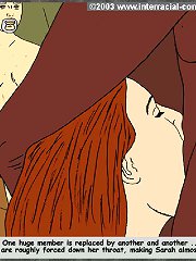 Interracial cartoon rape of young white girl