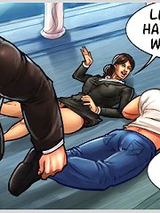 Cartoon pussy scenes, where wet muffs are being penetrated hard