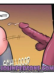 John Persons cartoon porn with hard black peckers and tight white a-holes