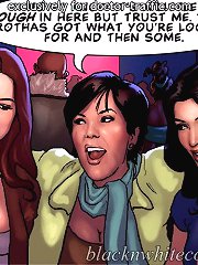 Bitch you fine as fuck on these interracial cartoon pics! What is your hand doing on my boob?