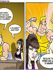 Free comic porn. Did you want a protein shake from the smoothie bar? Naw, Im cool!