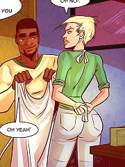 The only thing I/m trying to work on sexual comics is you! That is never going happen! I dont do blacks!