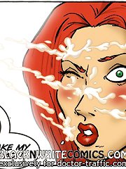 Hey mom did you want to come with me? Take my load on these porn comics, bitch!