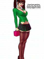 Nazy bitch and black american soldier. John Persons black cartoon sex