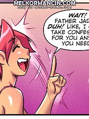 I was scared I wouldn't be able to swallow it all on this anime porn, because it was so much