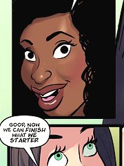 Best interracial blowjobs for you in John Person cartoon porn