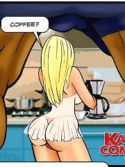 Booty blond bitch in cuckold cartoons is indeed a fucking cause for this dirty brutal african american stud!